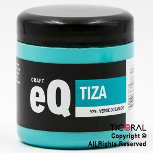 PINTURA TIZA EQ 929 VERDE OCEANICO 200 CC X 3 UNIDADES